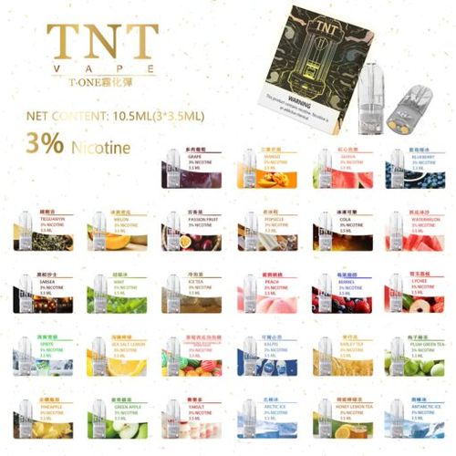 TNT一代煙彈 一盒三入 3.5ml一顆 通配一代relx/sp2一代主機 即插即用煙彈