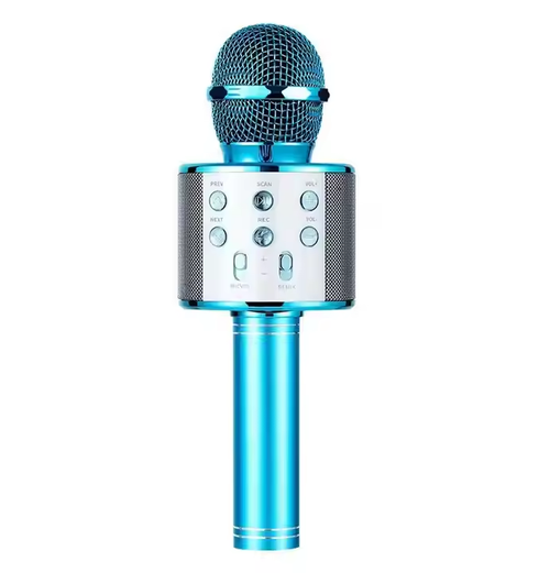 Portátil Handheld KTV Microfone 858L BT Microfone Sem Fio BT MIC Karaoke Speaker Cantar Home Party 858L Microfone