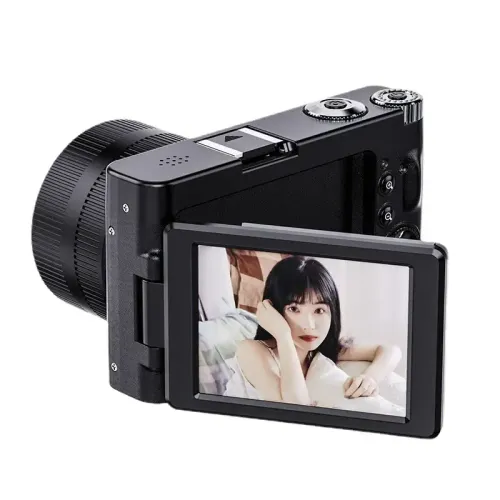 Professional 48MP 6K Digital SLR Camera 3.0 Inch IPS Rotating Screen Auto Focus with Customized Brand Certified CE ROHS FCC-DSLR