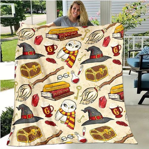 Flannel Blanket Halloween Skull Blanket