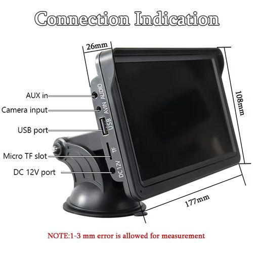7-inch Multimedia Car Player with HD Touch Screen