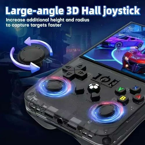 128G R36S Retro Handheld Video Game Console Linux System 3.5 Inch IPS Screen