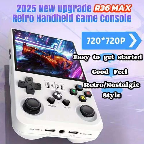 128G R36S Retro Handheld Video Game Console Linux System 3.5 Inch IPS Screen