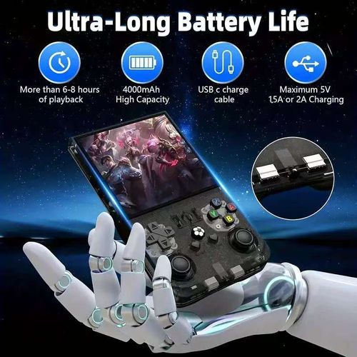 128G R36S Retro Handheld Video Game Console Linux System 3.5 Inch IPS Screen