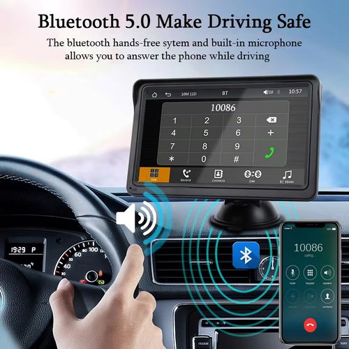 7-inch Multimedia Car Player with HD Touch Screen