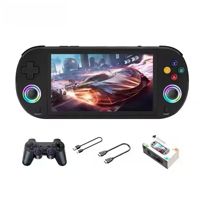 2025 New Double Handheld Game Console M22 P Handheld Game Console 5.0 Inch Screen 1920*1080 IPS Display Support LINUX System Portable