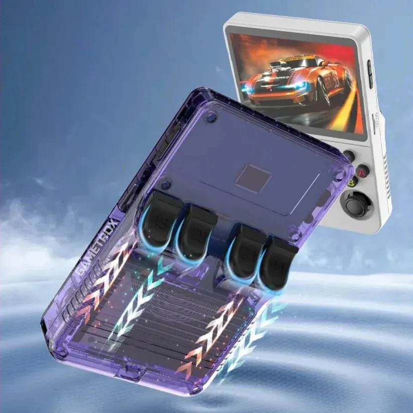 R36S Retro 3.5 Inch IPS Screen Handheld Game Console Open Source Linux System 64GB Handheld Pocket Video Games Player VS RGB20S