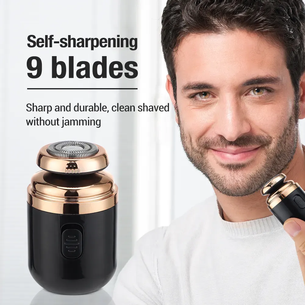 Mini Portable Electric Shaver Cordless Beard Nose Hair Trimmer Electric Razor For Men