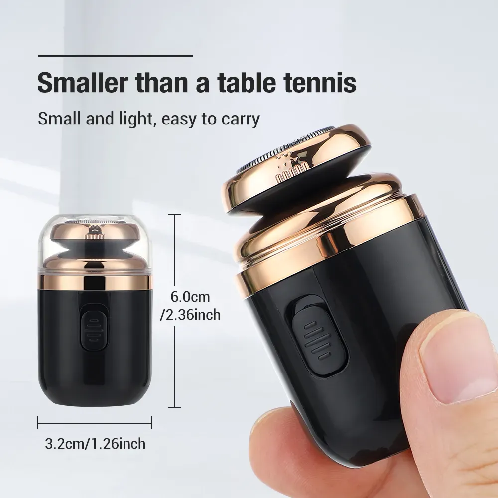 Mini Portable Electric Shaver Cordless Beard Nose Hair Trimmer Electric Razor For Men