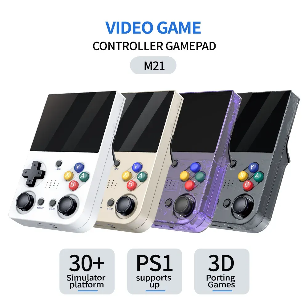 M21 Mini 64Gb Wireless Video 3.5 Inch Open Source Linux System Portable Wireless Retro Handheld Game Console