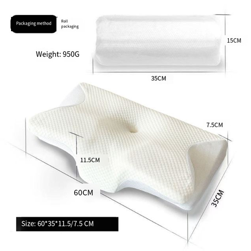Butterfly - Shaped Memory Foam Pillow - Breathable, Neck - Supportive for Sleep & Cervical Care