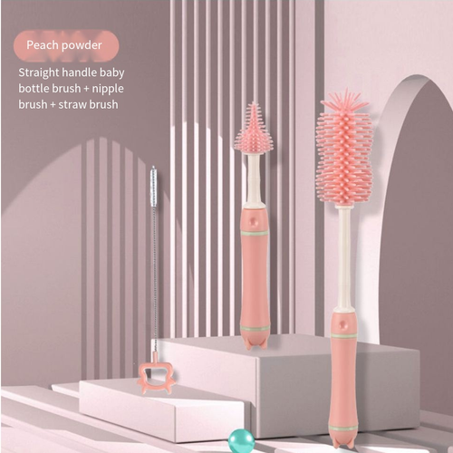 Multi - Use Electric Silicone Brush - Cleans Baby Bottles, Nipples, Cups & More
