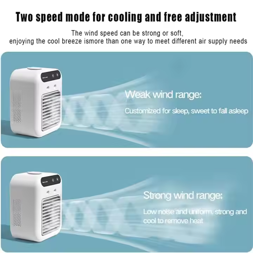 Portable Mini Air Cooler - High - Quality, USB Rechargeable, Dual - Speed & Quiet