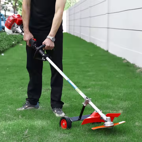 Universal Grass Trimmer Auxiliary Wheel - Fits Gasoline, Electric & More Mower Types