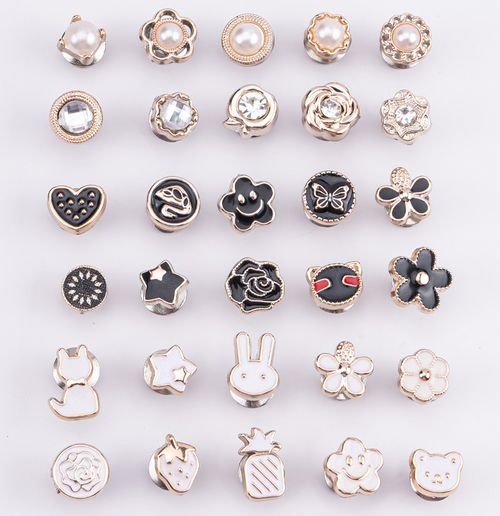 Detachable Waist Adjustment Button for Jeans - No - Nail, Metal Waist - Cinching Buckle（4 pieces）