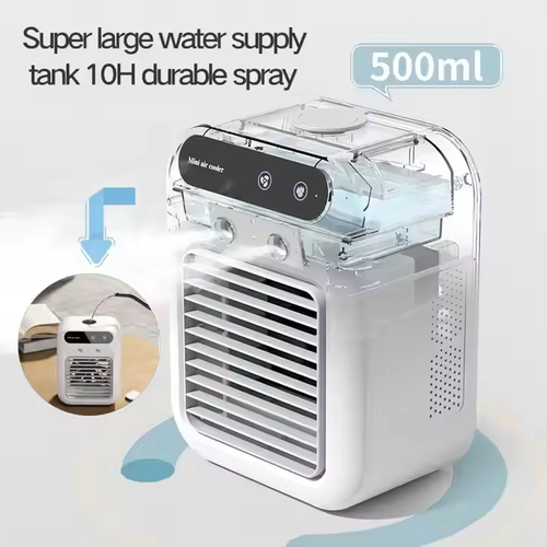 Portable Mini Air Cooler - High - Quality, USB Rechargeable, Dual - Speed & Quiet