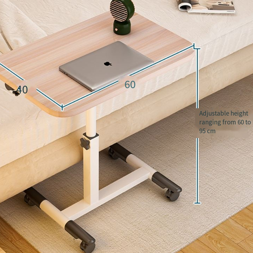 Mobile Adjustable Laptop Table - Multi - Scenario for Home Office, Bedside & Coffee Use