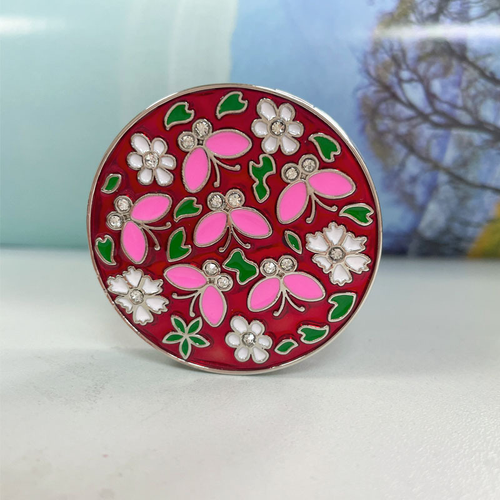 Metal Purse Hook with Creative Patterns - Magnetic Bag Hanger for Tables