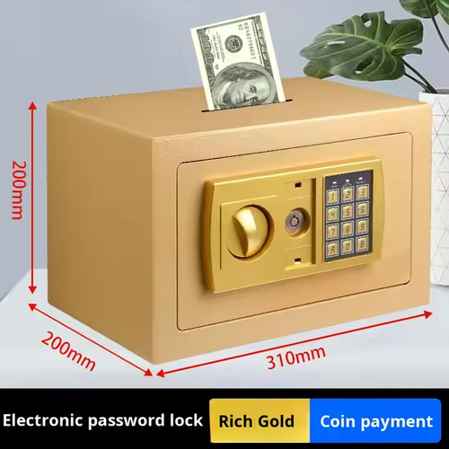 Password - Locked Mini Safe - Electronic, Anti - Theft for Home & Office