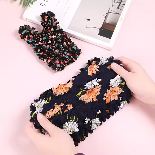 Reusable Floral Bubble Bag - New Creative, Eco-Friendly, Stretchable Handheld Storage for Home