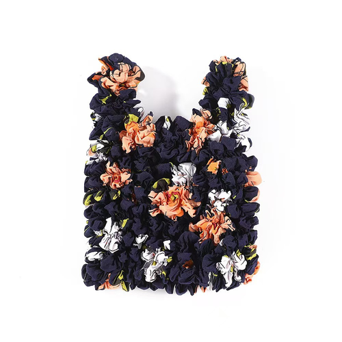 Reusable Floral Bubble Bag - New Creative, Eco-Friendly, Stretchable Handheld Storage for Home