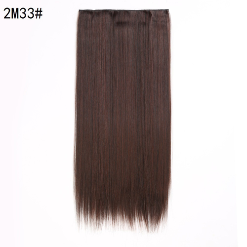 Matte Finish 5 - Clip Hair Extensions - Instant Volumizer & Length for Women - Girls