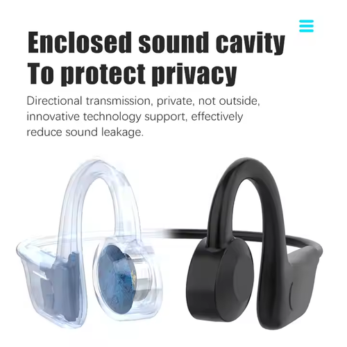 Bone Conduction Sports Headphones - Wireless Bluetooth for Running, Cycling & Workouts