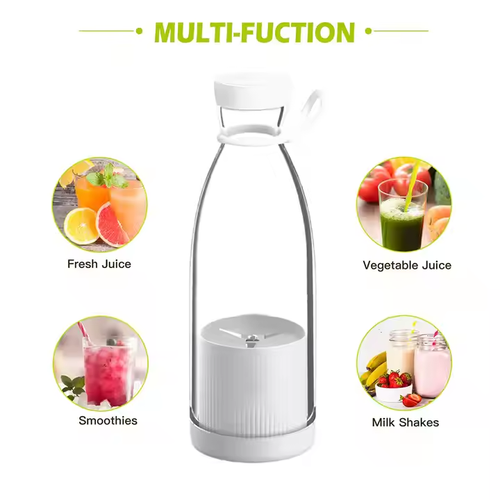 600ml Mini Electric Juicer Blender, Ideal for Juices & Shakes