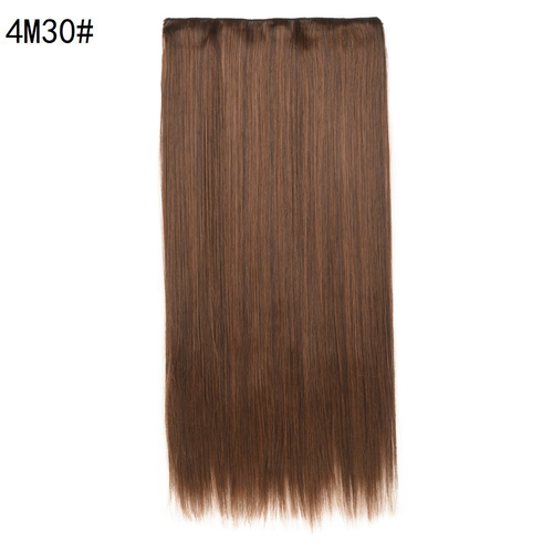 Matte Finish 5 - Clip Hair Extensions - Instant Volumizer & Length for Women - Girls