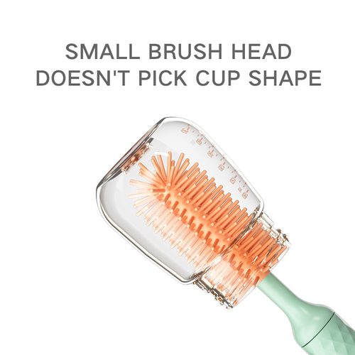 Multi - Use Electric Silicone Brush - Cleans Baby Bottles, Nipples, Cups & More