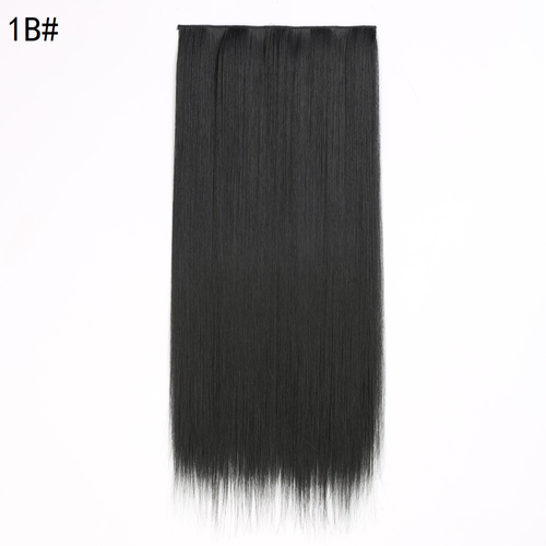 Matte Finish 5 - Clip Hair Extensions - Instant Volumizer & Length for Women - Girls