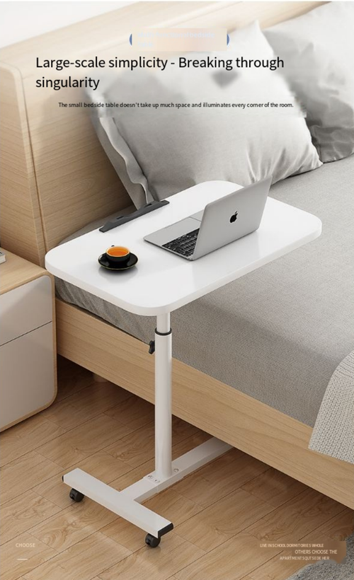 Mobile Adjustable Laptop Table - Multi - Scenario for Home Office, Bedside & Coffee Use