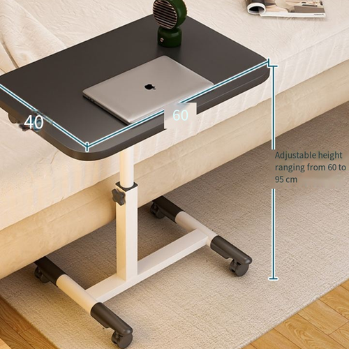 Mobile Adjustable Laptop Table - Multi - Scenario for Home Office, Bedside & Coffee Use