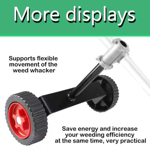 Universal Grass Trimmer Auxiliary Wheel - Fits Gasoline, Electric & More Mower Types