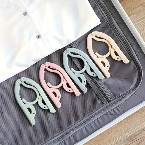 Portable Foldable Clothes Hanger - Ideal for Business Travel and Hotel Use（Ten packs）