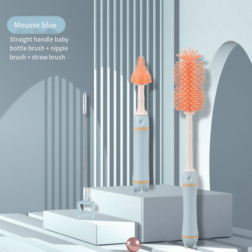 Multi - Use Electric Silicone Brush - Cleans Baby Bottles, Nipples, Cups & More