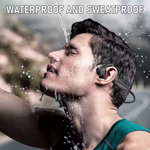 Bone Conduction Sports Headphones - Wireless Bluetooth for Running, Cycling & Workouts