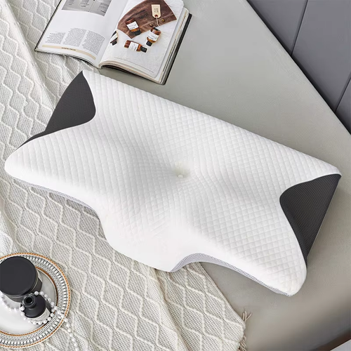 Butterfly - Shaped Memory Foam Pillow - Breathable, Neck - Supportive for Sleep & Cervical Care