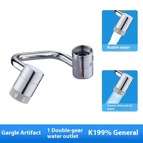 Stainless Steel 1080° Rotatable Tap Extender - Multifunctional Universal Robotic Arm Swivel Sink Faucet
