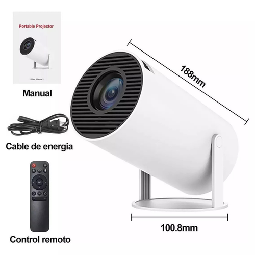 H713 Android 11 Portable Projector - HY300 LCD, 4K HD for Home Theater