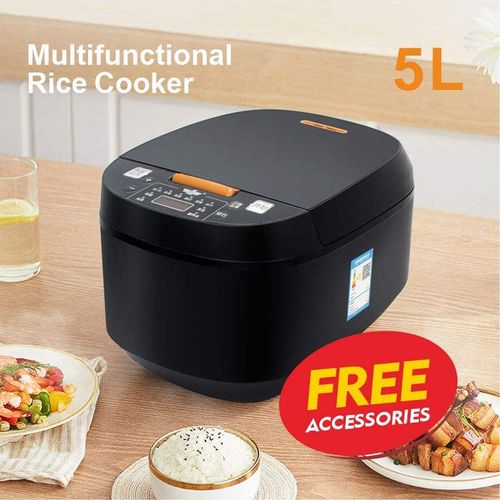 Popular 5L large-capacity smart rice cooker, fashionable household commercial rice cooker