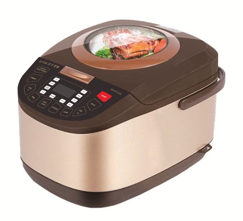 5L intelligent multi-function automatic electric digital insulated rice cooker smart rice cooker silver crown rice cooker