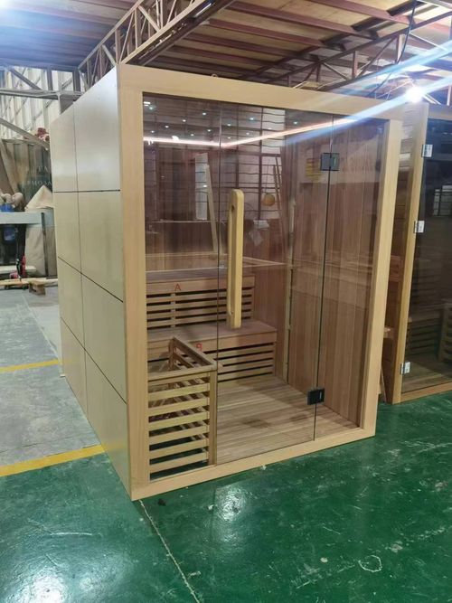 Modern Sauna Room finnish spruce 2 people 4 people  6 people