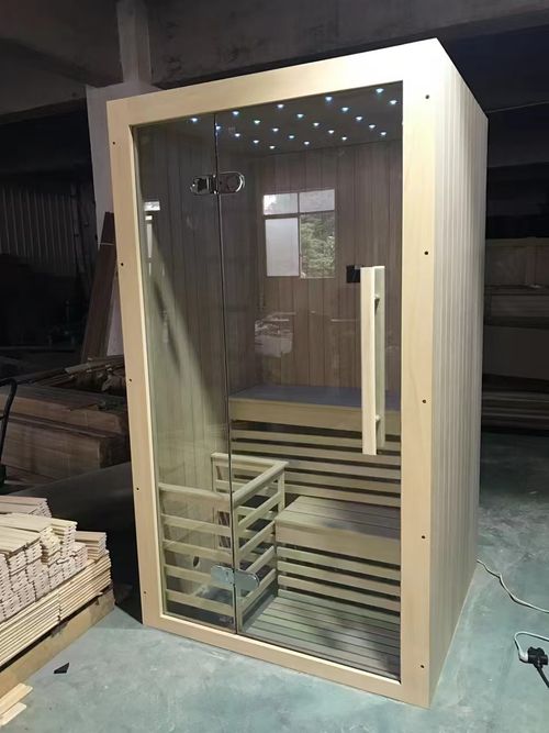 Modern Sauna Room finnish spruce 2 people 4 people  6 people