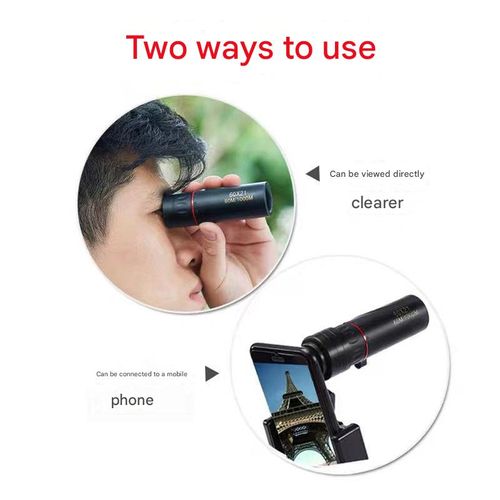 Mini Monocular Telescope — 2000x25 Portable, HD, High-Magnification — Professional Outdoor & Travel Gear — Smartphone Photography Compatible