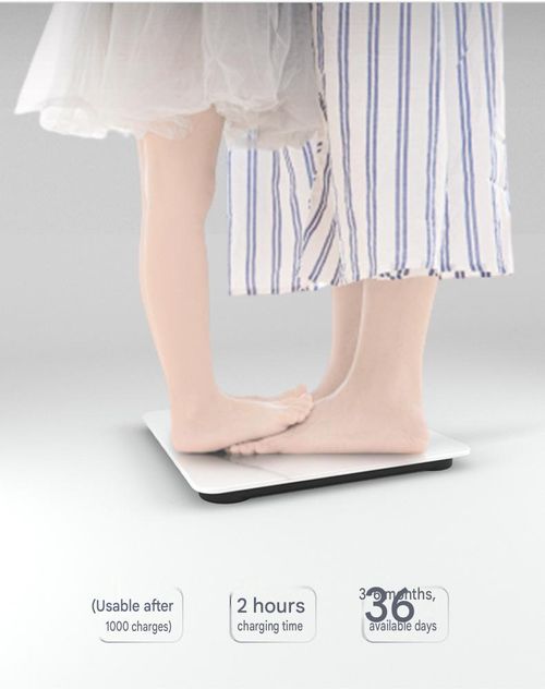 Electronic Body Weight Scale – High-Precision Gift Scale – Rechargeable Model