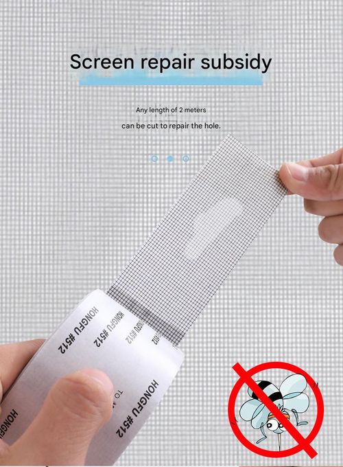 10cm × 200cm Window Screen Repair Patch | Self-Adhesive Mosquito-Proof Hole Repair Tape