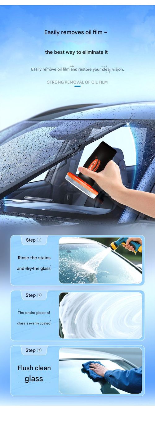Automotive Glass Oil Film Remover & Coating Cleaning Paste