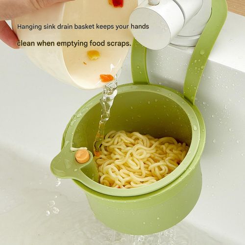 Sink draining basket