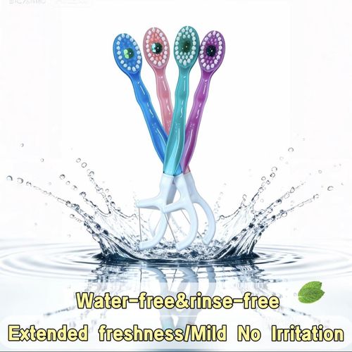 Daily Essentials: 3-in-1 Disposable Toothbrushes with Flavor Beads & Dental Floss — Soft Bristles, Multiple Flavors Available (Wholesale)